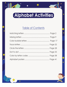 Rich Results on Google's SERP when searching for 'Alphabet-Activities'